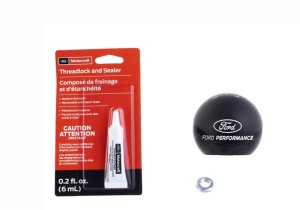 Ford Mustang Shift Knob - Ford Racing - 6 Speed - Black - `15-`17